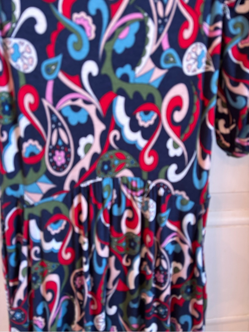 Boden paisley dress size 4 - Picture 6 of 8
